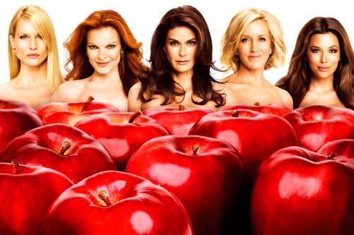 Fünf gefährliche Versuchungen (v.l.): Nicollette Sheridan, Marcia Cross, Teri Hatcher, Felicity Huffman und Eva Longoria sehen auch gar nicht so verzweifelt aus.