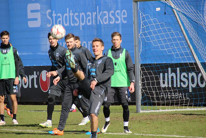 Die Bilder vom Abschlusstraining vor dem Heimspiel gegen den SV Sandhausen.