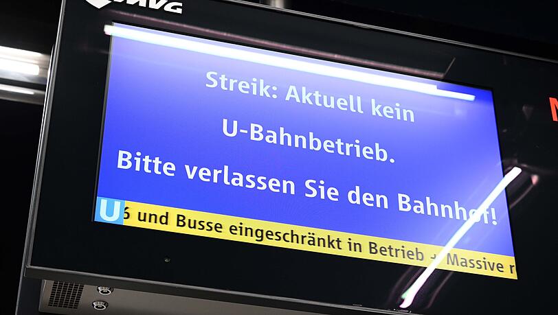 Am Freitag und Samstag will Verdi den Nahverkehr in mehr als einem Dutzend bayerischen St&auml;dten bestreiken. (Archivbild)