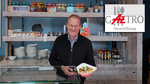 Claus Kratzeisen im neuen Aloha Poke im Werksviertel.