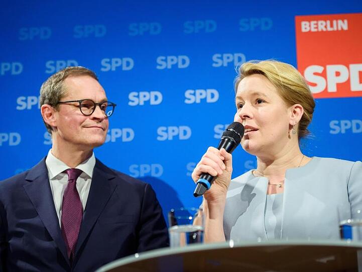 Bundesfamilienministerin Franziska Giffey will Berlins Regierenden Bürgermeister Michael Müller als SPD-Landesvorsitzende beerben.