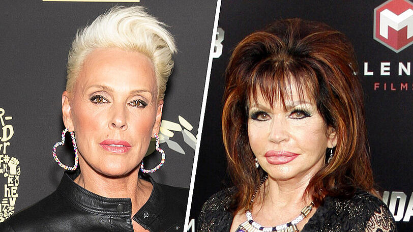 Brigitte Nielsen (li.) und Jackie Stallone verband eine gemeinsame Vergangenheit.