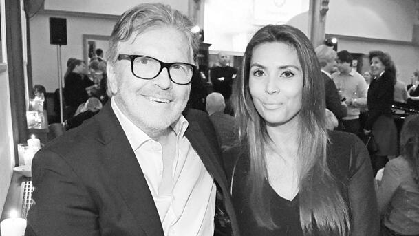 Klaus Hallhuber mit Annemone Wahlert. Klaus Hallhuber mit Annemone Wahlert.
