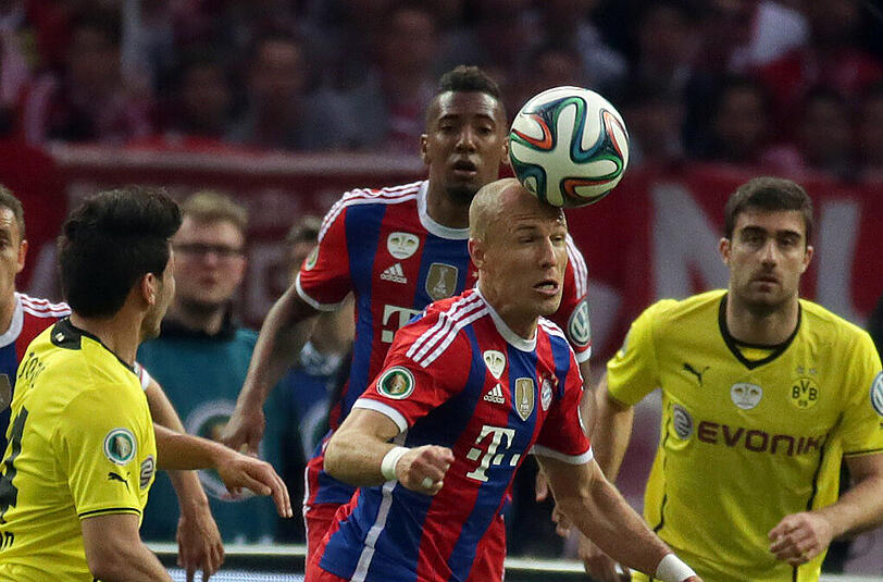 Arjen Robben traf zum 1:0 für die Bayern