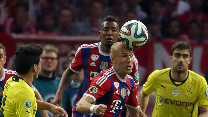 Arjen Robben traf zum 1:0 für die Bayern Arjen Robben traf zum 1:0 für die Bayern