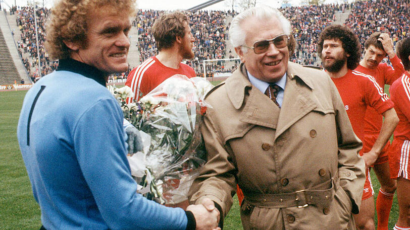 Kapitän und Präsident: Sepp Maier (l.) und Wilhelm Neudecker beim FC Bayern 1978.
