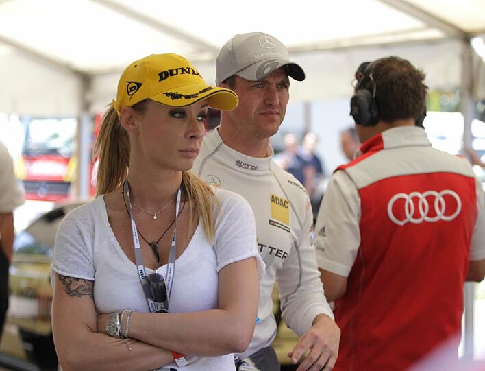 Mit dabei: Ralf und Cora Schumacher.
