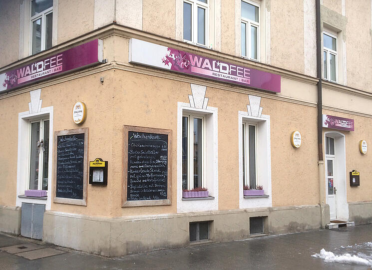 Das Restaurant Waldfee in der Occamstraße.