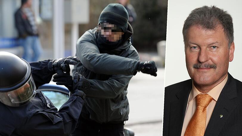 Ein Mann greift in Lübeck einen Polizisten an. Auch in Bayern kommt es immer wieder zu Übergriffen auf Beamte. Peter Schall,bayerischer Landesvorsitzende der Gewerkschaft der Polizei, sieht fehlenden Respekt als Ursache.