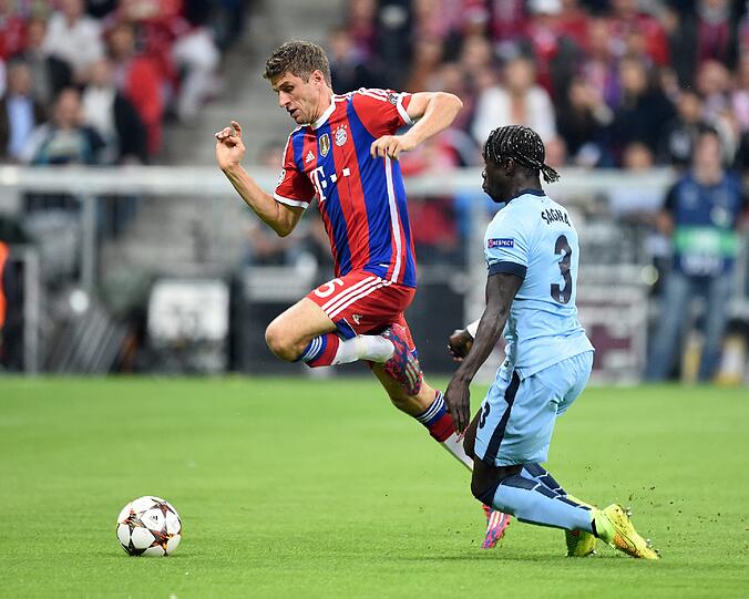Hätte fast das 1:0 in der ersten Minute gegen City geschossen: Thomas Müller.