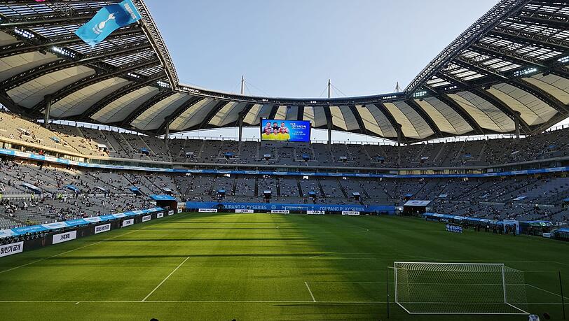 Noch ist es nicht voll: Das Soul-World-Cup-Stadion.