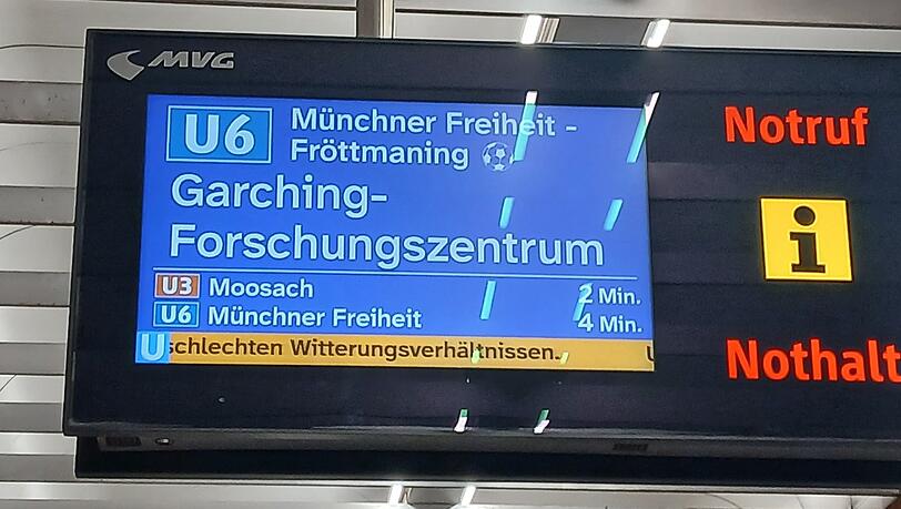 Auf der Linie U6 kommt es in der kommenden Woche zu Gleisarbeiten mit einem Fräszug. (Archivbild)