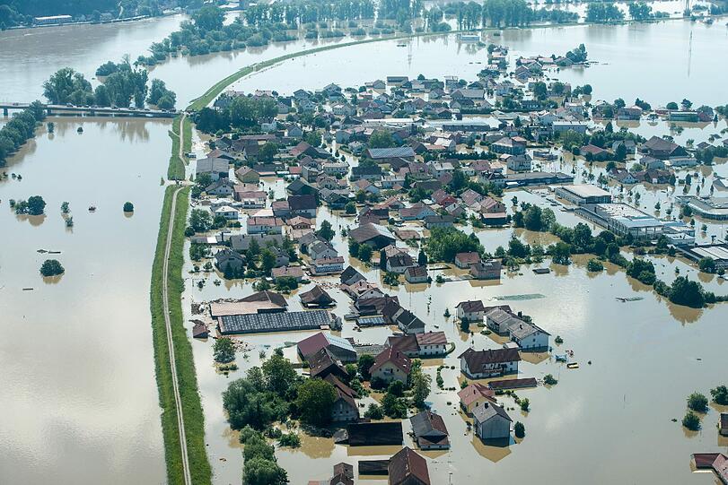 Aktuelle Bilder vom Hochwasser aus Deggendorf: Die Lage ist noch immer ernst.