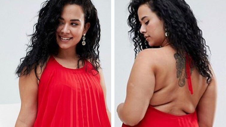 Rückenröllchen? Für ASOS kein Problem!