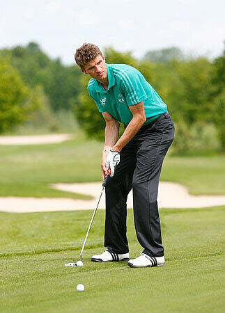 Bilder: Golf-Gaudi mit Müller und Lahm