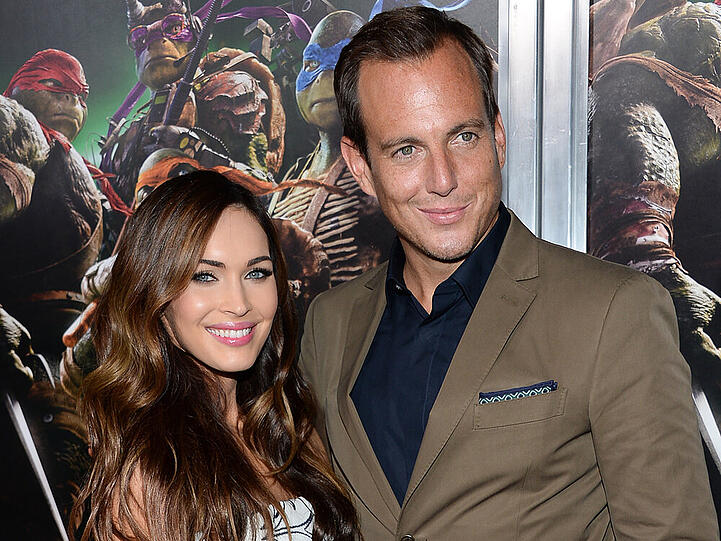 Megan Fox und Will Arnett bei der Premiere von "Teenage Mutant Ninja Turtles"