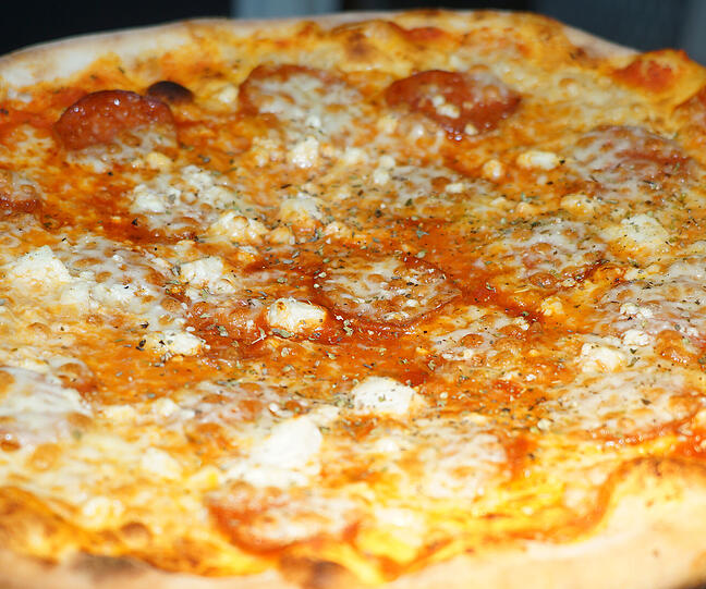 Schaut doch sehr gut aus: Pizza im Pizzazza.