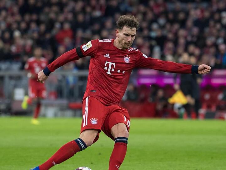 Leon Goretzka von München spielt den Ball. Foto: Sven Hoppe/Archivbild