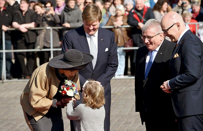 Königin Máxima und König Willem-Alexander der Niederlande in Lübeck
