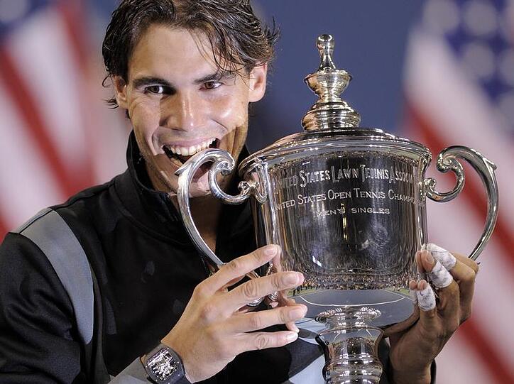 Rafael Nadal hat erstmals die US Open gewonnen.