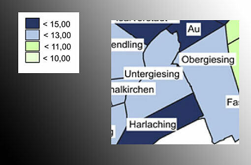 Untergiesing: 11,6 Euro/qm