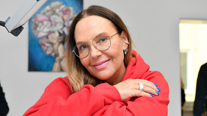 Natascha Ochsenknecht beim Medart Beauty Talk in München.