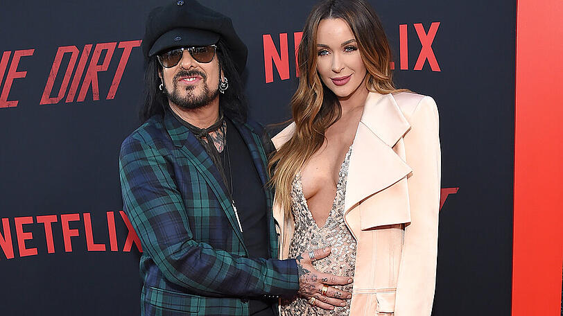 Nikki Sixx und seine Frau Courtney bei einem Auftritt in Hollywood