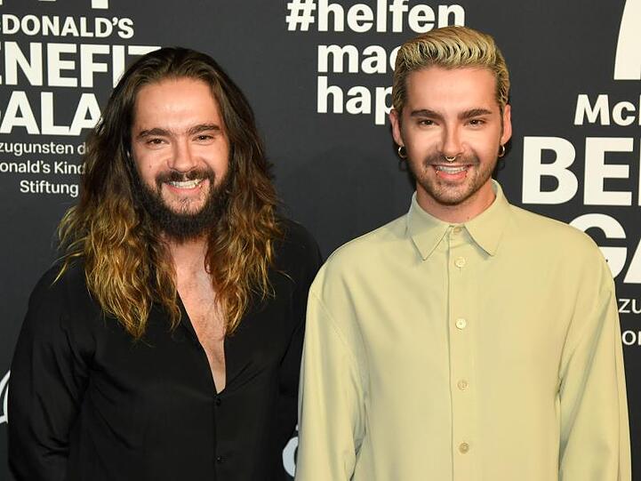 Tom und Bill Kaulitz (r) bei der McDonald's Benefizgala in München.