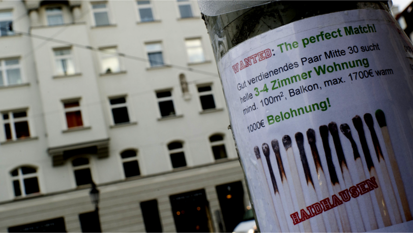 In München ein frommer Wunsch: Ein junges Paar sucht per Aushang eine 100-Quadratmeter-Wohnung für maximal 1.700 Euro warm in Haidhausen. (Archivbild)