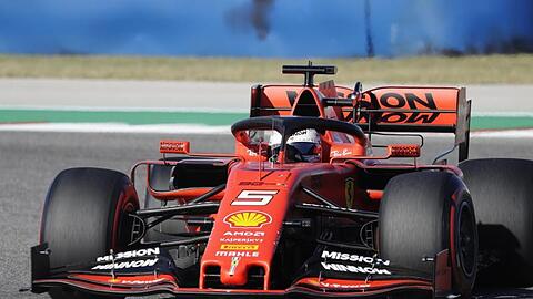 Sebastian Vettel musste sich nur Valtteri Bottas geschlagen geben.