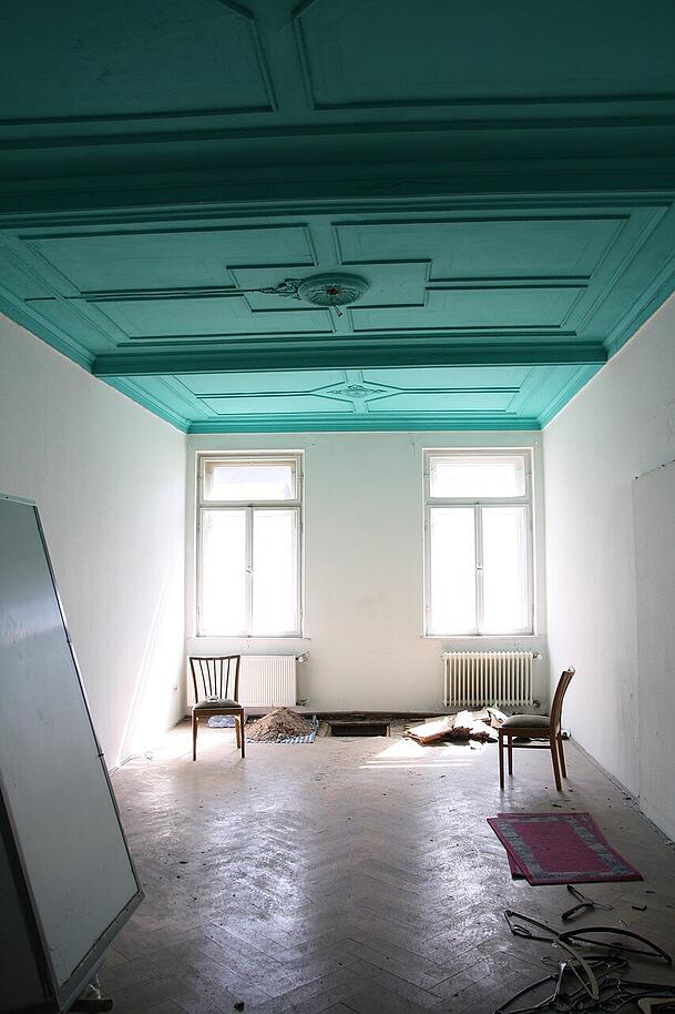 Die Decke und die B&ouml;den sind im oberen Bereich besonders, wie Reinhard Fiedler erz&auml;hlt.