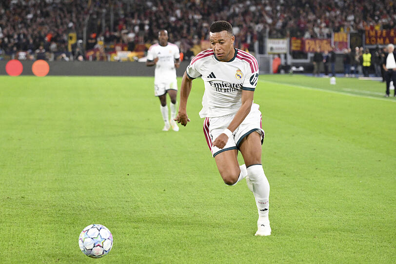 Bei den Buchmachern die Nummer drei: Kylian Mbapp&eacute; von Real Madrid.