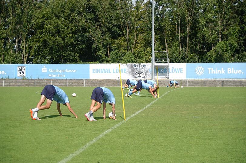 Die Bilder vom Freitagstraining der Löwen.
