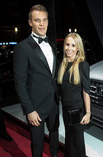 Ein elegantes Paar: Manuel Neuer und Nina Weiss