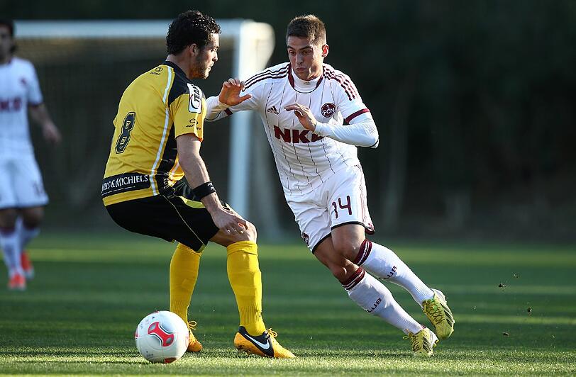 Sehen Sie hier weitere Bilder vom Testspiel zwischen dem 1. FC Nürnberg und Sporting Lokeren.