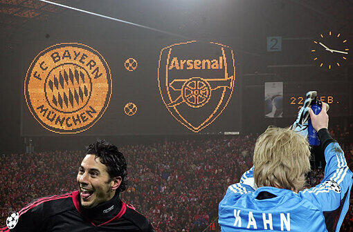 Die Bayern gegen den FC Arsenal. Ein Blick in die Geschichtsbücher zeigt: Die Engländer sind ein spannender aber machbarer Gegner. In der Champions League gab es bisher zwei Aufeinandertreffen, 2001 und 2005.