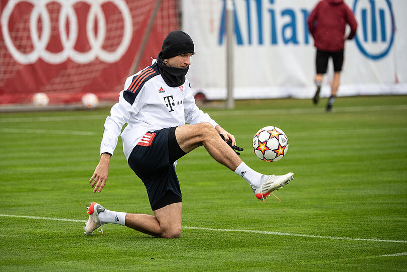 Ballverliebt in allen Lebenslagen: Thomas Müller.