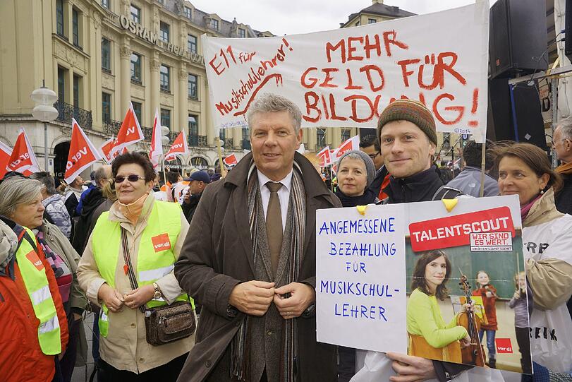 Bilder von der Demo.