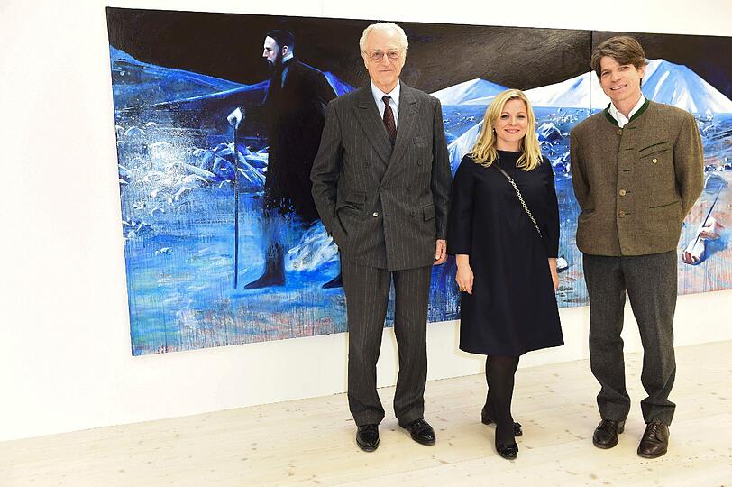 Herzog Franz von Bayern mit Natalia und Mann Graf Carl-Theodor zu Toerring-Jettenbach
