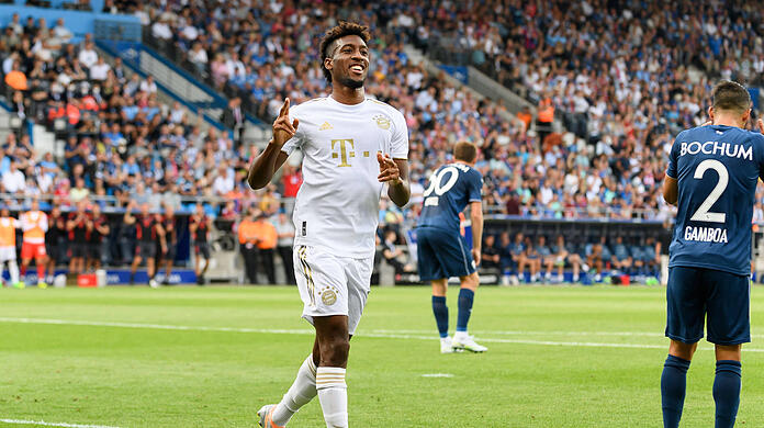 Kingsley Coman erzielte gegen Bochum sein erstes Saisontor.