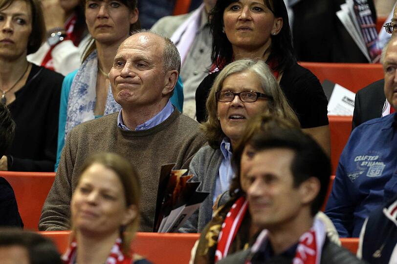 Am Freitagabend war Uli Hoeneß im Audi Dome bei den Basketballern des FC Bayern