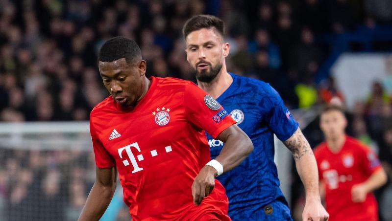 David Alaba (l) und Olivier Giroud von Chelsea kämpfen um den Ball. Foto: Sven Hoppe/dpa/Archivbild David Alaba (l) und Olivier Giroud von Chelsea kämpfen um den Ball. Foto: Sven Hoppe/dpa/Archivbild