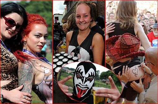 Der Metal hat wieder einen Namen: Wacken! Heavy-Metal, Schweiß und Dosenbier. Hier die Bilder vom Wacken-Festival!