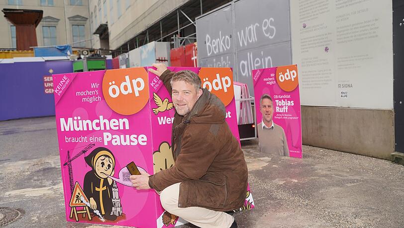 Ganze Romane würden die ÖDP-Mitglieder am liebsten auf die Plakate schreiben, erzählt Fraktionschef Tobias Ruff. Weil so viele Worte nicht drauf passen, hat die ÖDP eine neue Idee entwickelt. Ganze Romane würden die ÖDP-Mitglieder am liebsten auf die Plakate schreiben, erzählt Fraktionschef Tobias Ruff. Weil so viele Worte nicht drauf passen, hat die ÖDP eine neue Idee entwickelt.