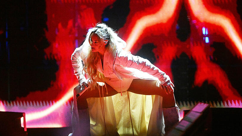 Pop-Diva Sarah Connor im Olympiastadion. Pop-Diva Sarah Connor im Olympiastadion.