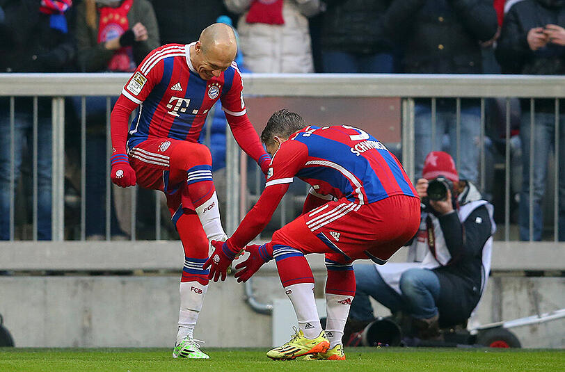 14. Februar: Bei der Rückkehr von Holger Badstuber am 21. Spieltag gelingt mit dem 8:0 gegen den Hamburger SV der höchste Saisonsieg. Badstuber wird sich später erneut schwer verletzen.