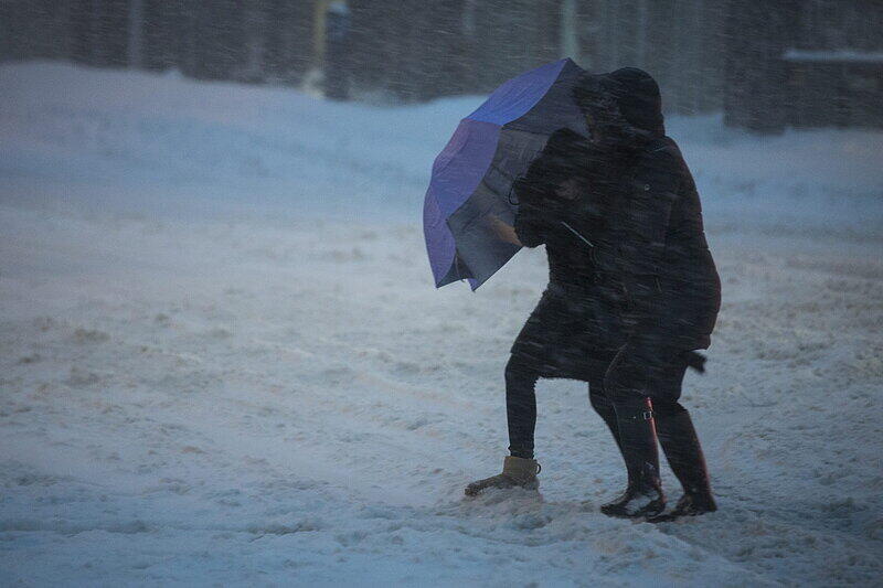 Die Bilder vom Schneechaos im Osten der USA.