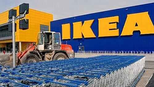 Hier gibt's bald Häuser zu kaufen: Ikea in Fürth-Poppenreuth. Hier gibt's bald Häuser zu kaufen: Ikea in Fürth-Poppenreuth.