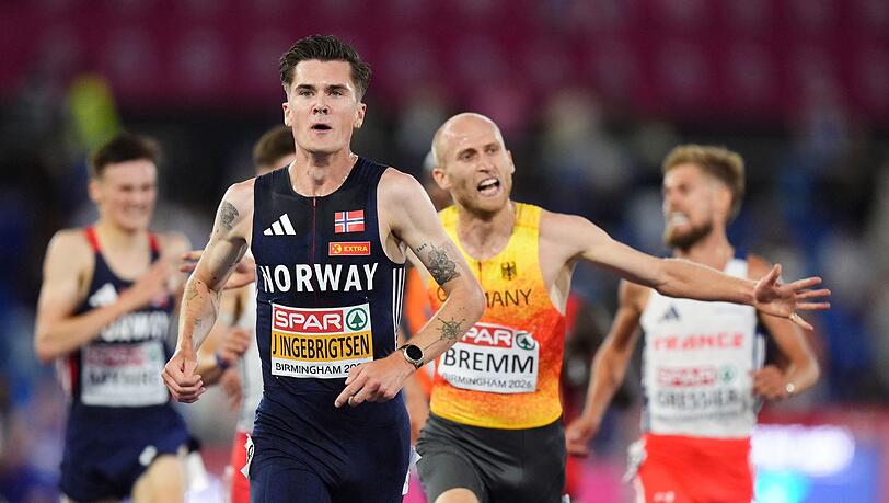 Bremm musste sich nur dem norwegischen Laufstar Jakob Ingebrigtsen geschlagen geben. Bremm musste sich nur dem norwegischen Laufstar Jakob Ingebrigtsen geschlagen geben.