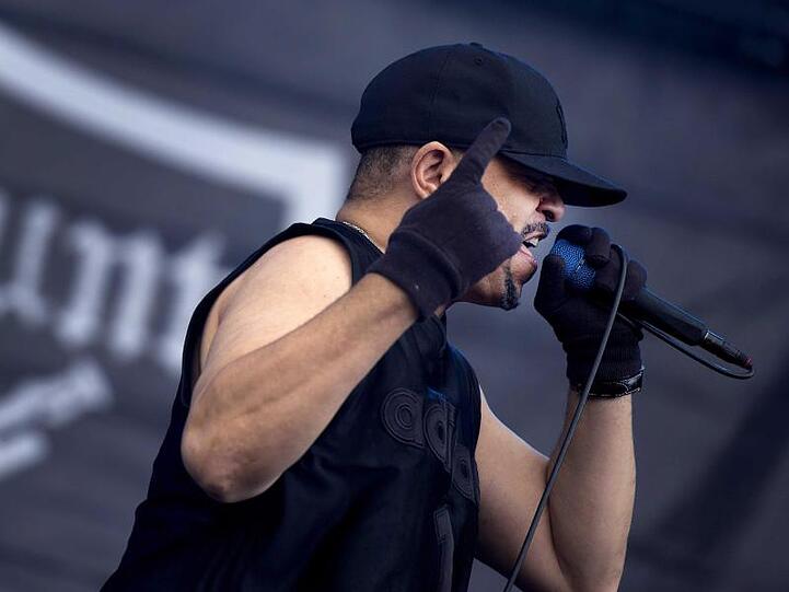 Ice-T Foto macht seinem Ärger Luft.